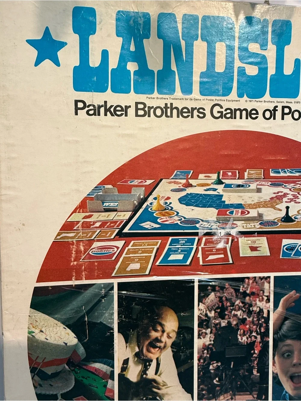 Parker Brothers vintage landslide